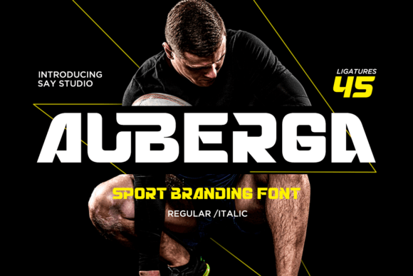 Auberga: A Bold Sans Serif Font for High-Impact Branding