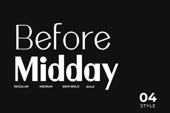 Before Midday: A Sans Serif Font That Feels Like Home