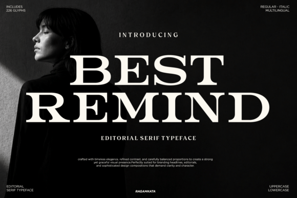 Best Remind: A Serif Font That Makes Your Brand Feel Intentional
