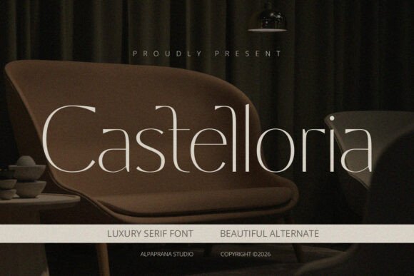 Castelloria: A Serif Font That Anchors Editorial Calm