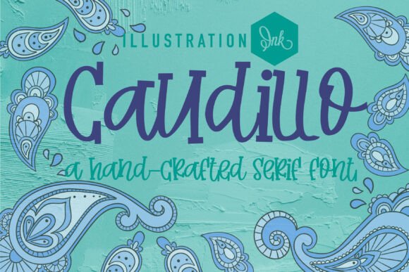 Caudillo: A Folk-Flourish Serif Font for Digital Branding