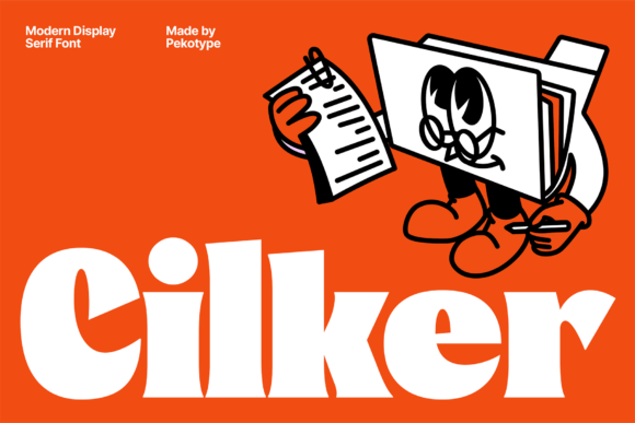 Cilker: A Bold, Modern Sans Serif Display Font for Thoughtful Design