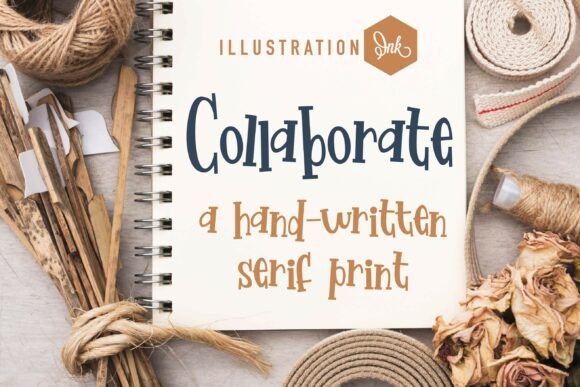 Collaborate: A Serif Display Typeface That Builds Connection