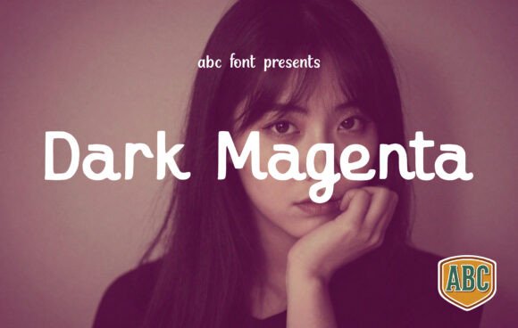 Dark Magenta: A Serif Typeface That Elevates Handmade Design