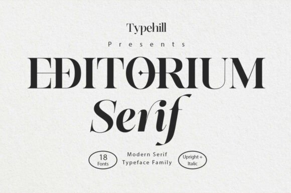 Editorium Serif: A Professional Serif Font for Small Business Branding