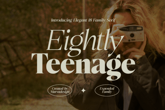 Eightly Teenage: A Serif Font That Feels Like a Thoughtful Conversation