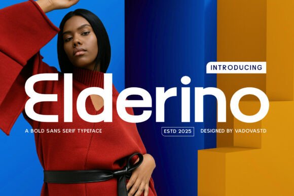 Elderino: A Sans Serif Typeface for Editorial Calm and Clarity