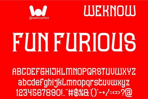 Fun Furious Font: A Bold Blackletter for Digital Impact
