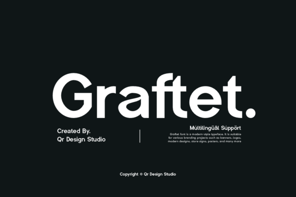 Graftet: A Modern Sans Serif Display Font for Campaign-Ready Headlines