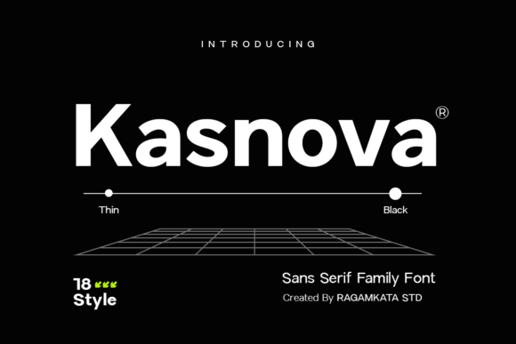 Kasnova: A Sans Serif Font That Makes Your Campaigns Instantly Clear