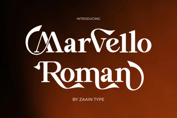 Marvello Roman: A Refined Serif Font for Digital Branding