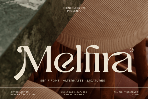 Melfira: A Serif Typeface That Makes Your Campaign Stand Out