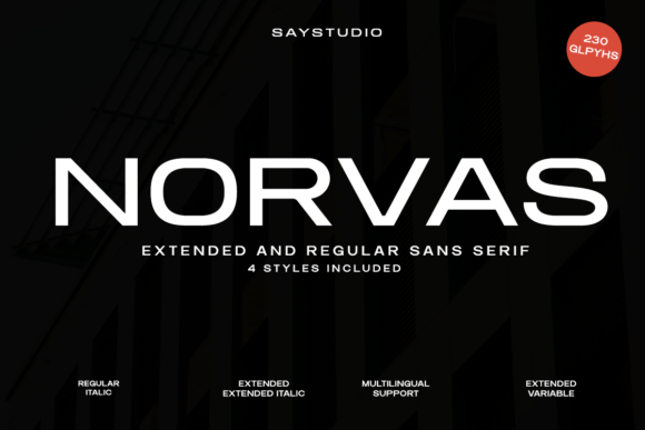 Norvas: A Modern Sans Serif Font for Confident Digital Branding