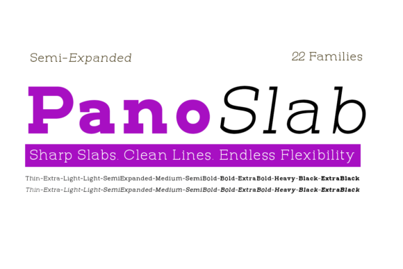 Pano Slab Semi Expanded: A Thoughtful Display Font for Editorial Calm
