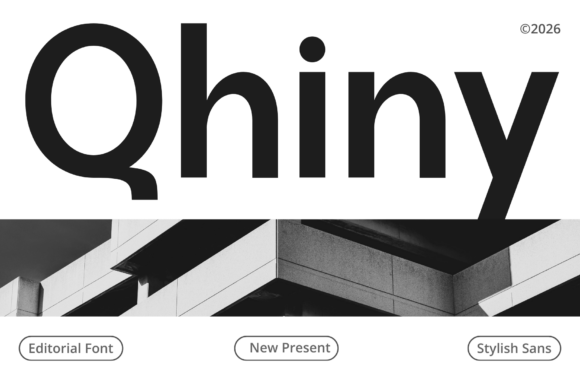 Qhiny: A Refined Sans Serif Typeface for Editorial Design