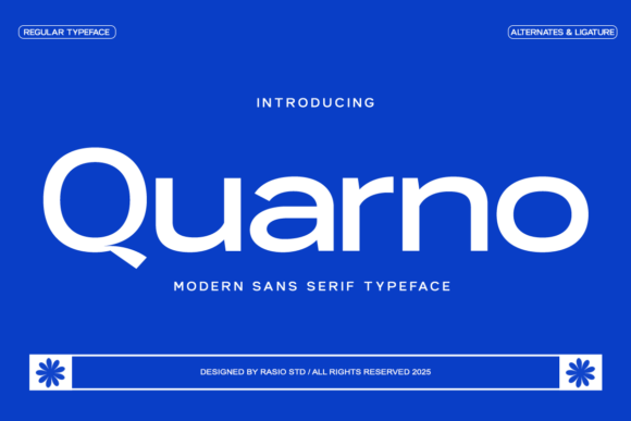 Quarno: A Clean Sans Serif Font for Small Business Branding