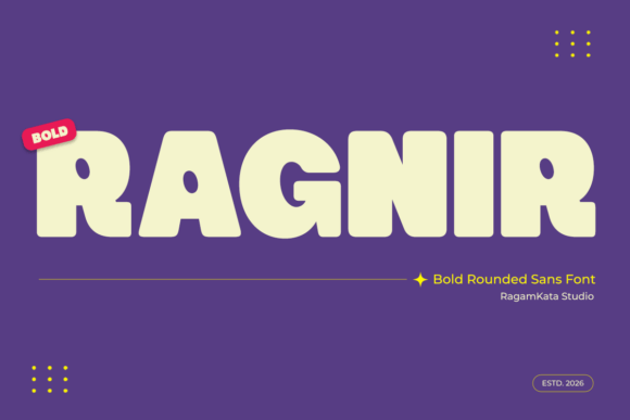 Ragnir: A Bold Rounded Sans Serif Font That Commands Attention