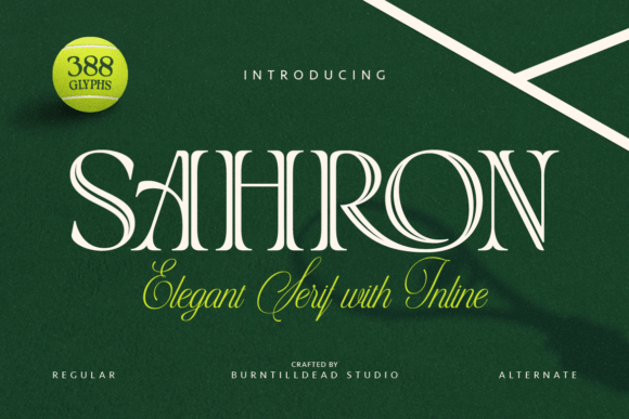 Sahron: A Serif Font That Elevates Your Small Business Brand
