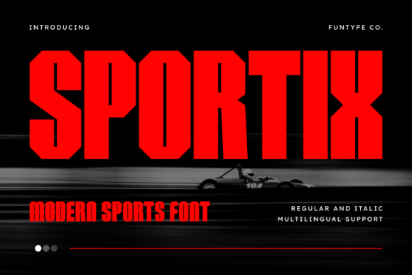 Sportix: The Bold Sans Serif Font That Cuts Through the Feed