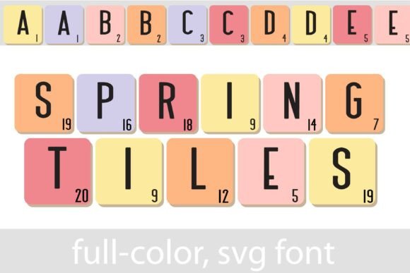 Spring Tiles: A Color Font That Speaks Before You Scroll