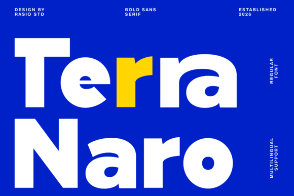 Terra Naro: A Bold Sans Serif That Cuts Through the Feed