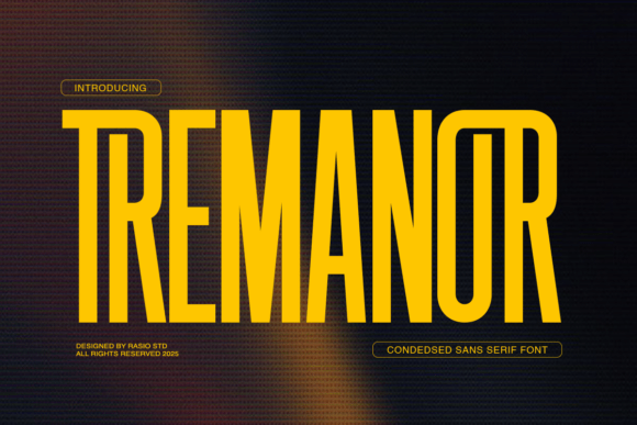 Tremanor: A Bold, Clean Sans Serif Font for Digital Branding