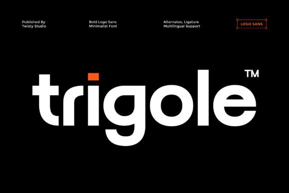 Trigole: A Bold Minimalist Sans Serif Font for Scroll-Stopping Marketing