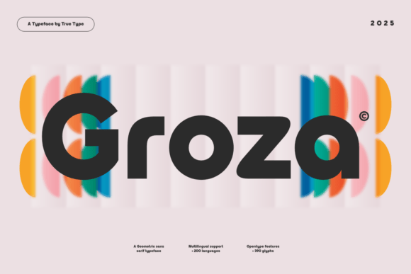 TRT Groza: A Bold, Versatile Sans Serif Font for Handmade Brands