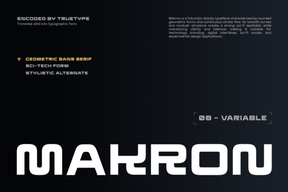 TRT Makron: A Futuristic Sans Serif That Elevates Digital Branding