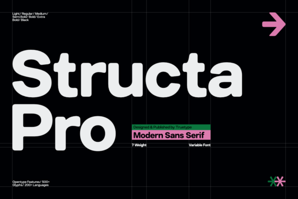 Trt Structa Pro: A Clean, Trustworthy Sans Serif for Small Business Branding