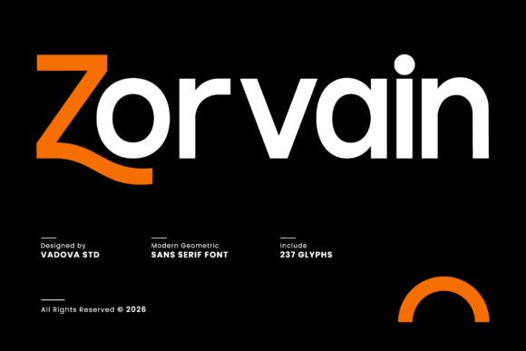 Zorvain: A Calm, Confident Sans Serif for Editorial Clarity